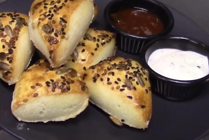 Pizza Bread Recipe with Spicy and Sesame