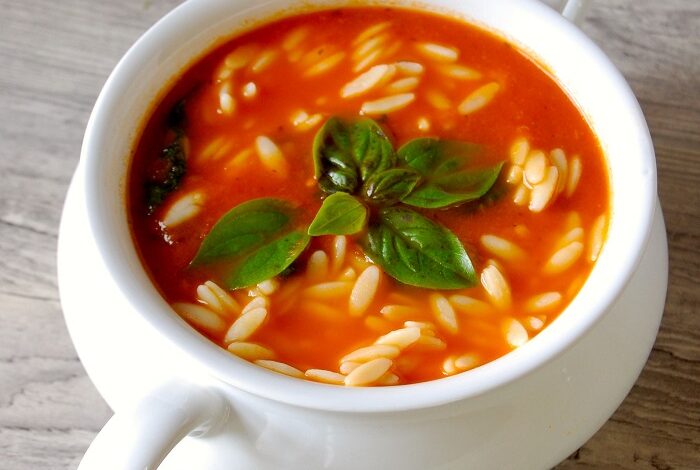 barley noodle soup